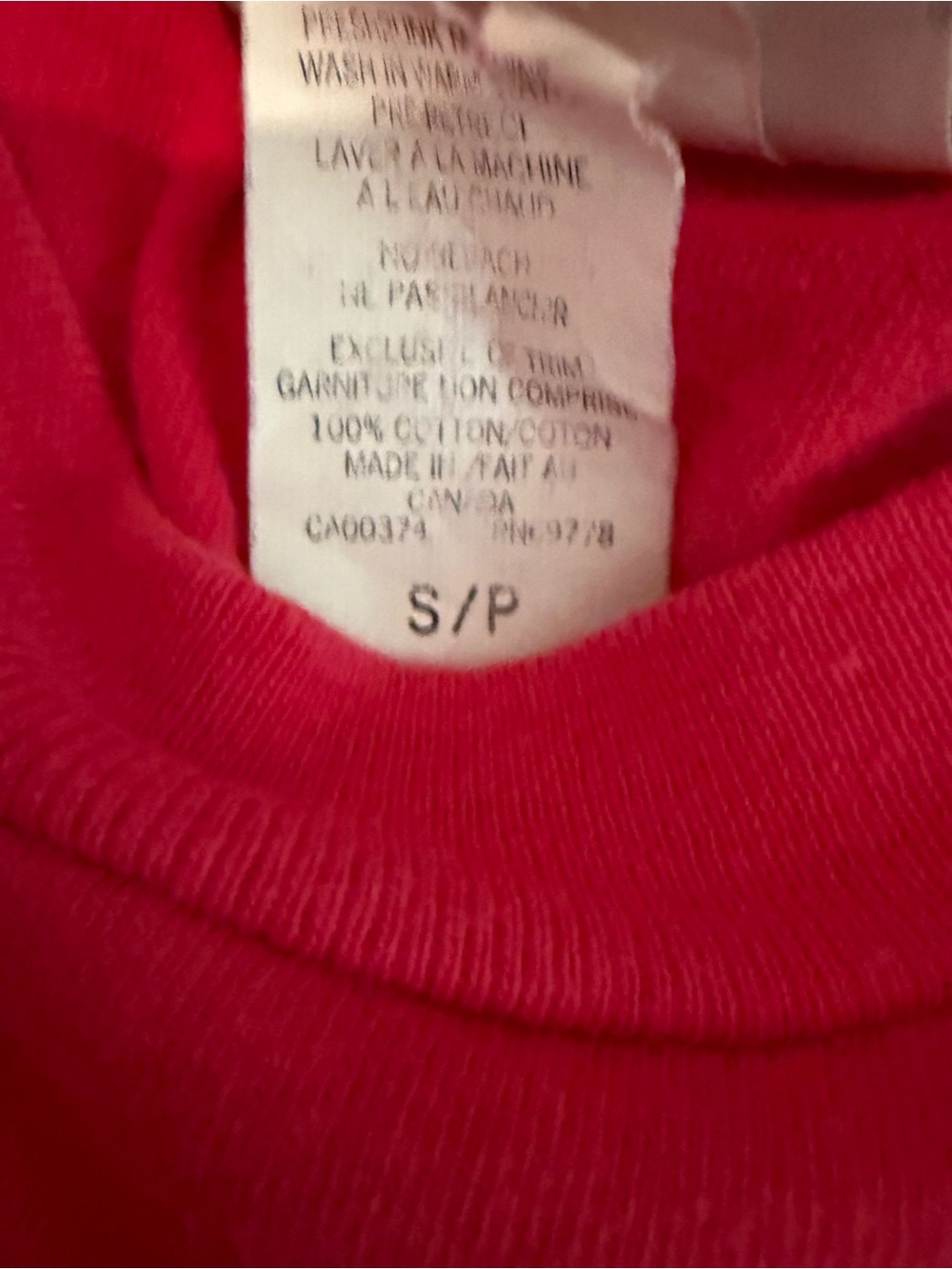 Vintage 90’s Northern Reflections Dockside Bright Pink Tee T-Shirt Women’s Small - Picture 5 of 5
